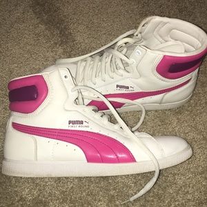 Pink Puma Sneakers